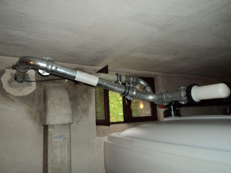Füll- u. Entlüftungsleitung Neuinstallation bei einer Tankanlage
